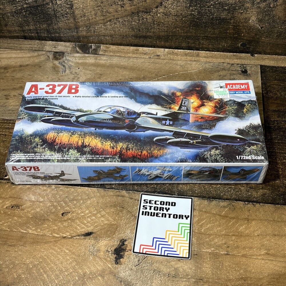 Academy Hobby Model Kit A-37B Dragonfly 1/72 Scale 12461